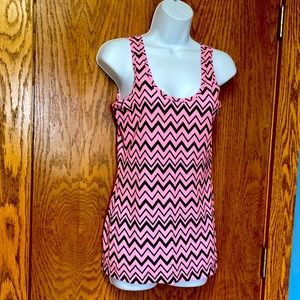 Pink and Black Zig Zag Tank